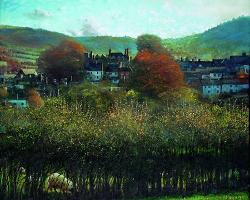 'Hay-on-Wye', from a series of limited edition prints by Crispin Thornton Jones © Crispin Thornton Jones 