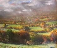 'Black Mountains Autumn', an original oil painting on canvas by Crispin Thornton Jones © Crispin Thornton Jones 