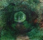 'The Green Lane', an original oil painting on canvas by Crispin Thornton Jones © Crispin Thornton Jones 
