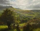 'Hay Bluff', an original oil painting on canvas by Crispin Thornton Jones © Crispin Thornton Jones 