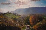 'Little Black Hill', an original oil painting on canvas by Crispin Thornton Jones © Crispin Thornton Jones 